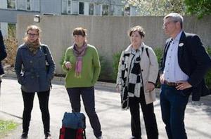 Swedish Minister for Climate and the Environment and Deputy Prime Minister visiting Lund demo site